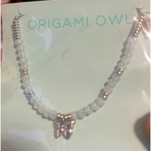 Butterfly cord bracelet